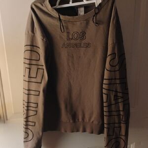 Divided Taupe Crewneck Sweatshirt